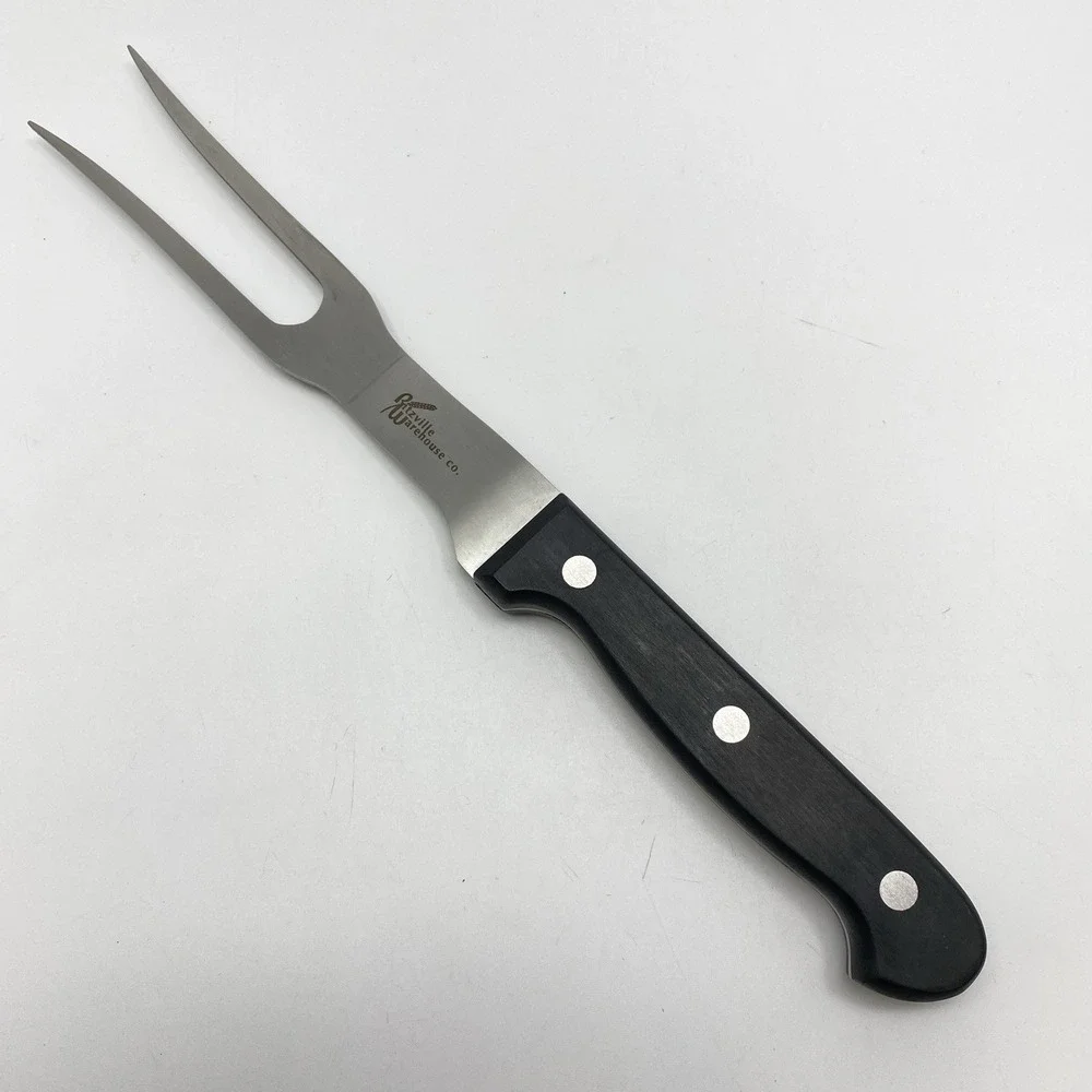 Black‎ Angus III Meat Fork Serving Utensil + Sheath Ritzville Warehouse Co. LOGO